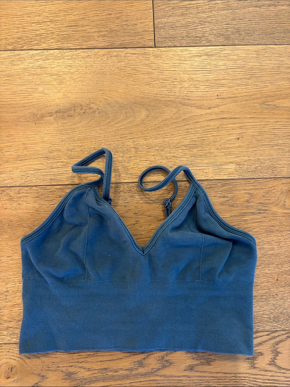ALO Yoga Deep Teal Seamless Bralette